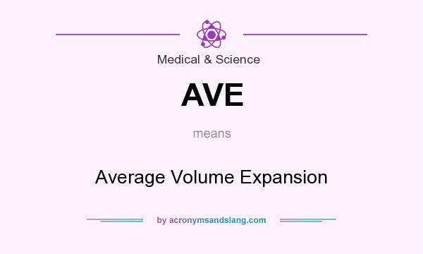 What does AVE mean? It stands for Average Volume Expansion