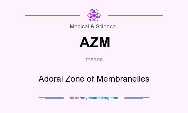 What does AZM mean? It stands for Adoral Zone of Membranelles