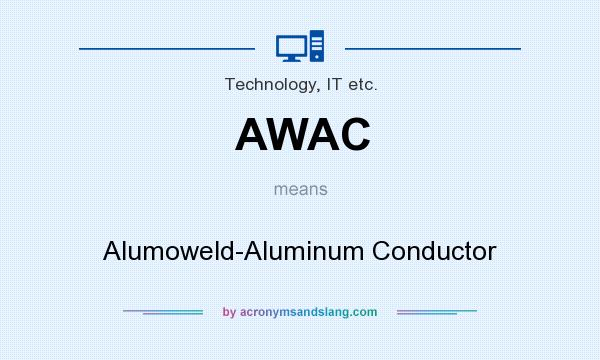 What does AWAC mean? It stands for Alumoweld-Aluminum Conductor