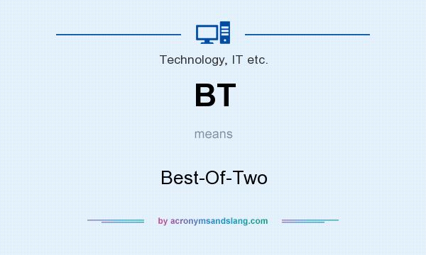 What does BT mean? It stands for Best-Of-Two