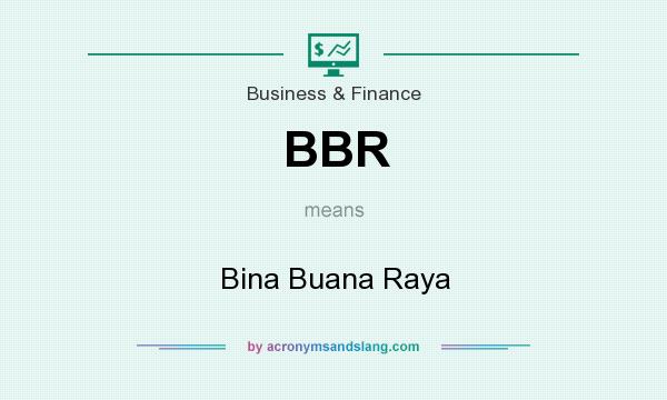 What does BBR mean? It stands for Bina Buana Raya
