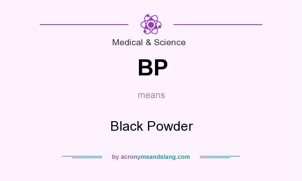 What does BP mean? It stands for Black Powder