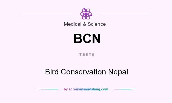 What does BCN mean? It stands for Bird Conservation Nepal
