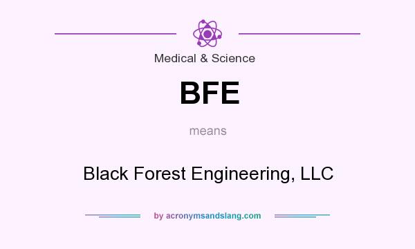What does BFE mean? It stands for Black Forest Engineering, LLC