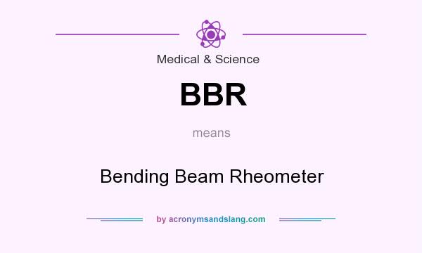 What does BBR mean? It stands for Bending Beam Rheometer