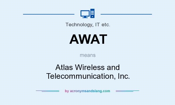 What does AWAT mean? It stands for Atlas Wireless and Telecommunication, Inc.