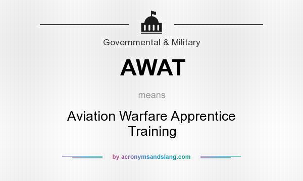What does AWAT mean? It stands for Aviation Warfare Apprentice Training