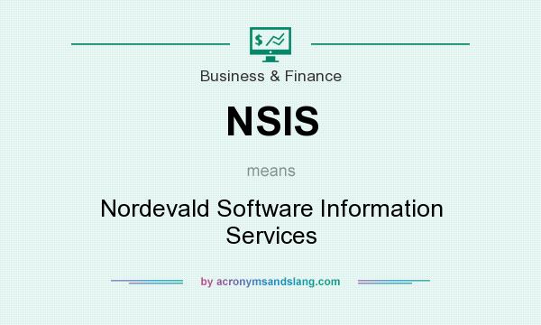 What does NSIS mean? It stands for Nordevald Software Information Services