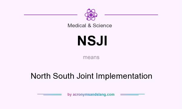 What does NSJI mean? It stands for North South Joint Implementation