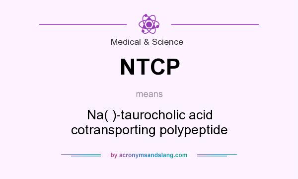 What does NTCP mean? It stands for Na( )-taurocholic acid cotransporting polypeptide