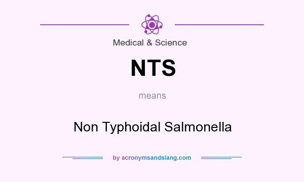 What does NTS mean? It stands for Non Typhoidal Salmonella