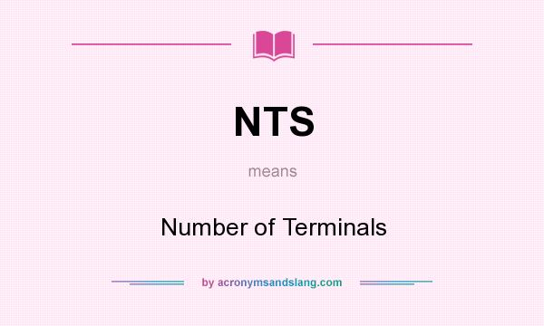 What does NTS mean? It stands for Number of Terminals