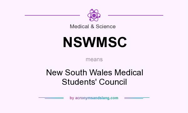 What does NSWMSC mean? It stands for New South Wales Medical Students` Council