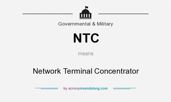 What does NTC mean? It stands for Network Terminal Concentrator