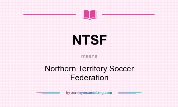 What does NTSF mean? It stands for Northern Territory Soccer Federation