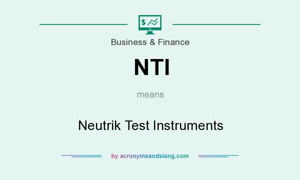 What does NTI mean? It stands for Neutrik Test Instruments