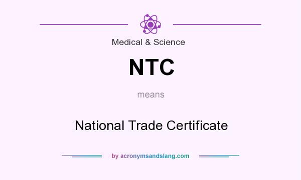 NTC National Trade Certificate in Medical Science by