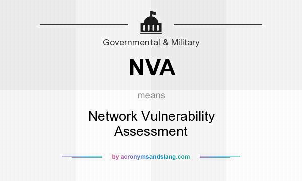 What does NVA mean? It stands for Network Vulnerability Assessment