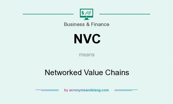 What does NVC mean? It stands for Networked Value Chains