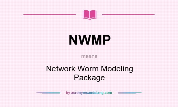 What does NWMP mean? It stands for Network Worm Modeling Package