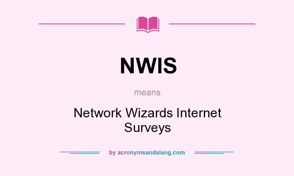 What does NWIS mean? It stands for Network Wizards Internet Surveys