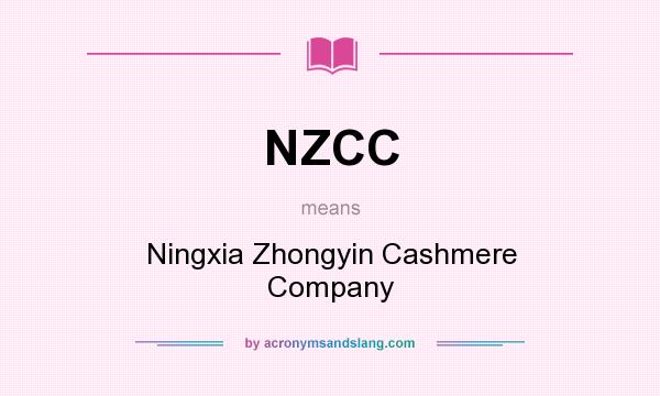 What does NZCC mean? It stands for Ningxia Zhongyin Cashmere Company