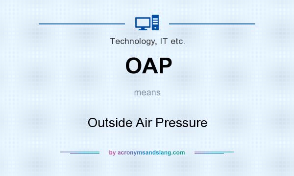 What does OAP mean? It stands for Outside Air Pressure