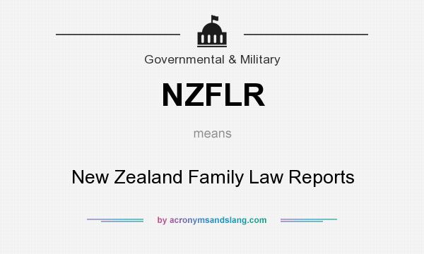 What does NZFLR mean? It stands for New Zealand Family Law Reports