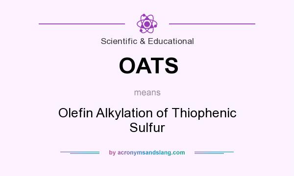 What does OATS mean? It stands for Olefin Alkylation of Thiophenic Sulfur