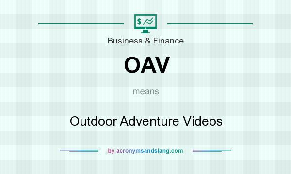 What does OAV mean? It stands for Outdoor Adventure Videos
