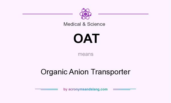 What does OAT mean? It stands for Organic Anion Transporter