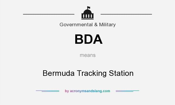 What does BDA mean? It stands for Bermuda Tracking Station