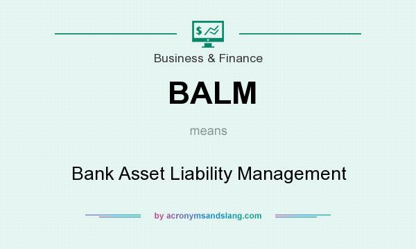 What does BALM mean? It stands for Bank Asset Liability Management