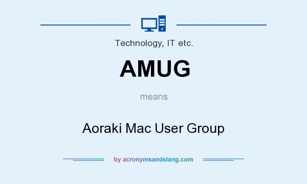 What does AMUG mean? It stands for Aoraki Mac User Group