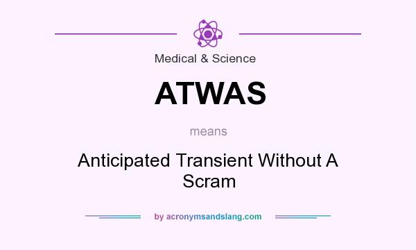 What does ATWAS mean? It stands for Anticipated Transient Without A Scram