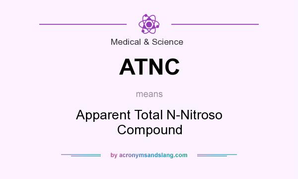 What does ATNC mean? It stands for Apparent Total N-Nitroso Compound