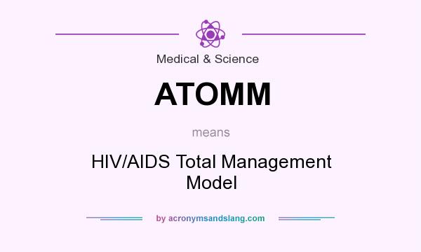 What does ATOMM mean? It stands for HIV/AIDS Total Management Model