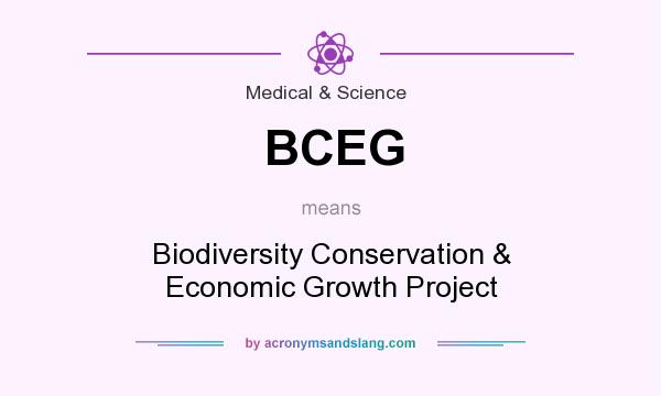 What does BCEG mean? It stands for Biodiversity Conservation & Economic Growth Project