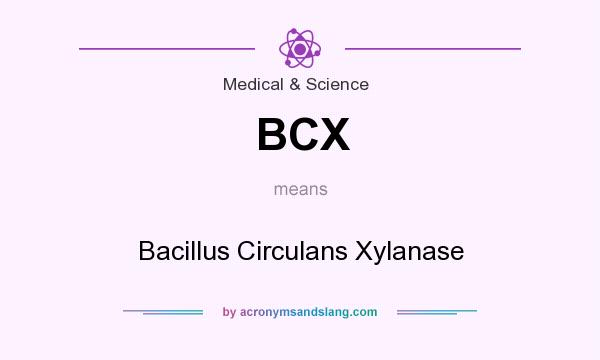 What does BCX mean? It stands for Bacillus Circulans Xylanase