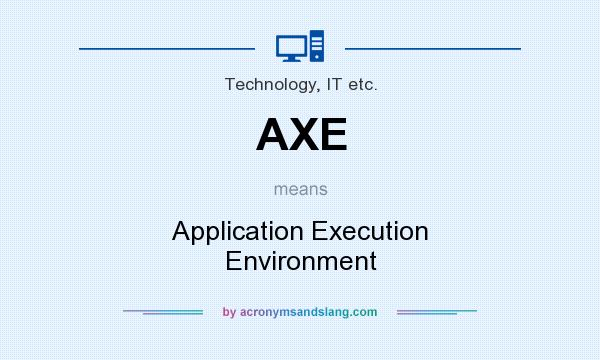 What does AXE mean? It stands for Application Execution Environment