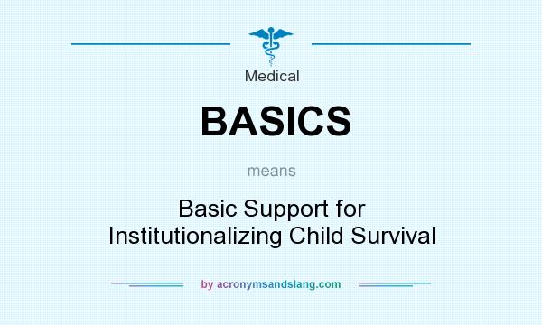 What does BASICS mean? It stands for Basic Support for Institutionalizing Child Survival
