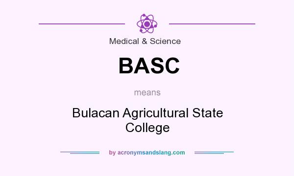 What does BASC mean? It stands for Bulacan Agricultural State College