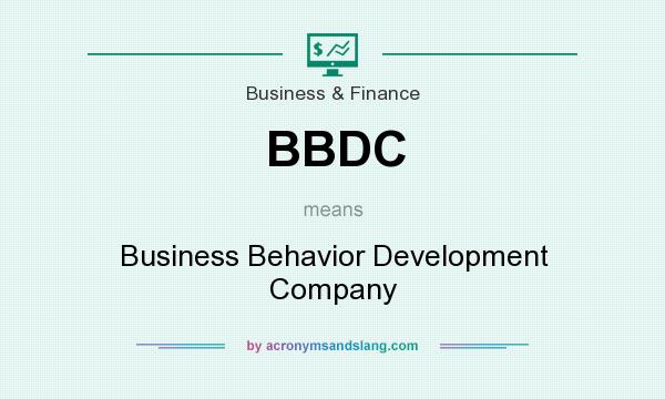 What does BBDC mean? It stands for Business Behavior Development Company