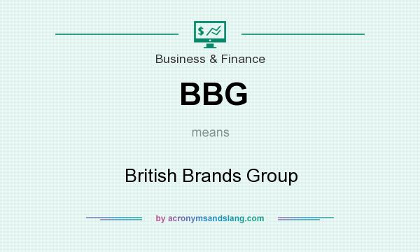 What does BBG mean? It stands for British Brands Group