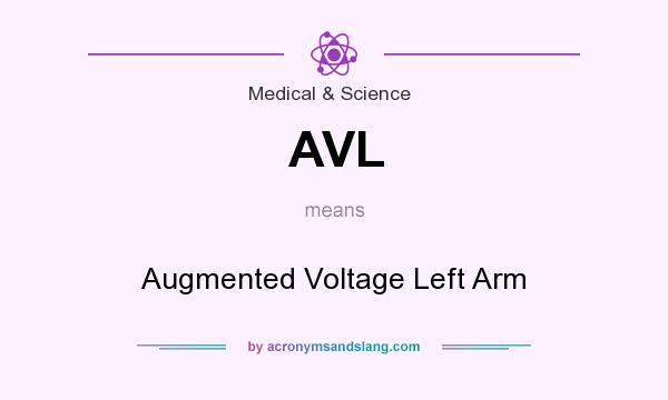 What does AVL mean? It stands for Augmented Voltage Left Arm