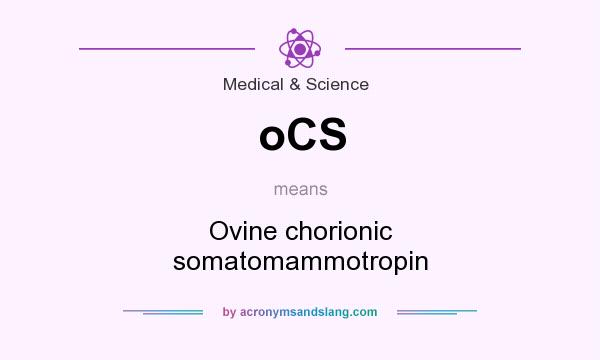 What does oCS mean? It stands for Ovine chorionic somatomammotropin