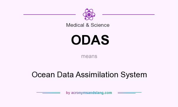 What does ODAS mean? It stands for Ocean Data Assimilation System