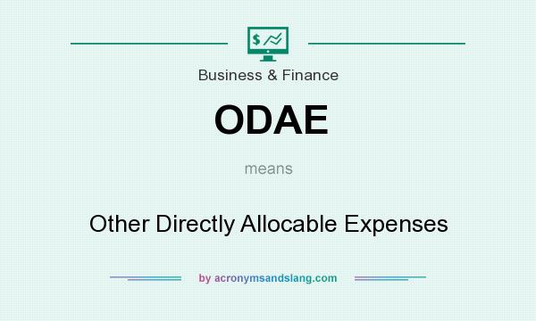 What does ODAE mean? It stands for Other Directly Allocable Expenses