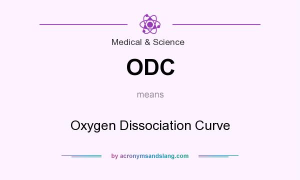 What does ODC mean? It stands for Oxygen Dissociation Curve