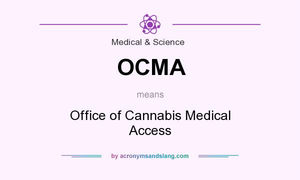 What does OCMA mean? It stands for Office of Cannabis Medical Access